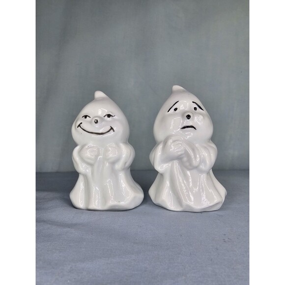 Halloween Ghost Figurines SPOOKY SCARIES Hand Painted/Sculpted Porcelain VTG '92 - Picture 12 of 16